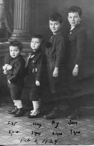 ISY (Nathan), Harry (the first Harry), Hy and Ben Lieberman (1924)