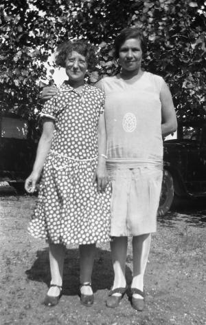 Aunt Becky Lieberman and Aunt Becky Dumes
 (~1929)