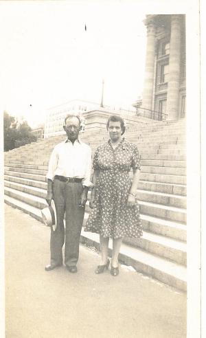 Louis and Becky Dumes
 (~1945)