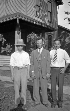 Bill Dumes, Louis Dumes and someone named Joe

 (~1933)