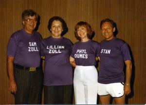 Sam & Lillian Zoll, Phyl and Stan Dumes (1980)