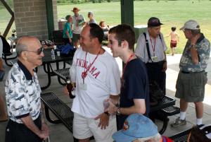 L to R: Bill Dumes, Bob Dumes, Daniel Tockman (2006)