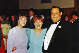 Lori, Sharon and Sol Karp at Steven's wedding (1986)