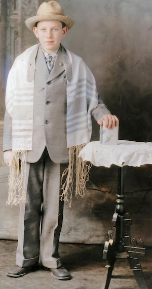 Benny Lieberman bar mitzvah (1927)