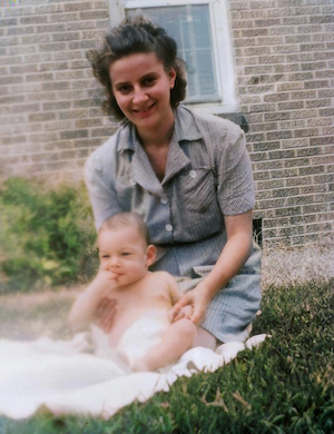 Evelyn Dumes with son Mike (I think)