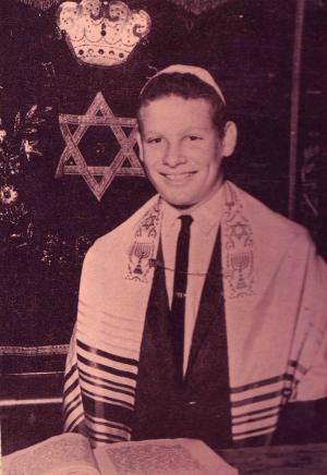 Arthur Dumes (son of William, son of Arthur) bar mitzvah (1966)