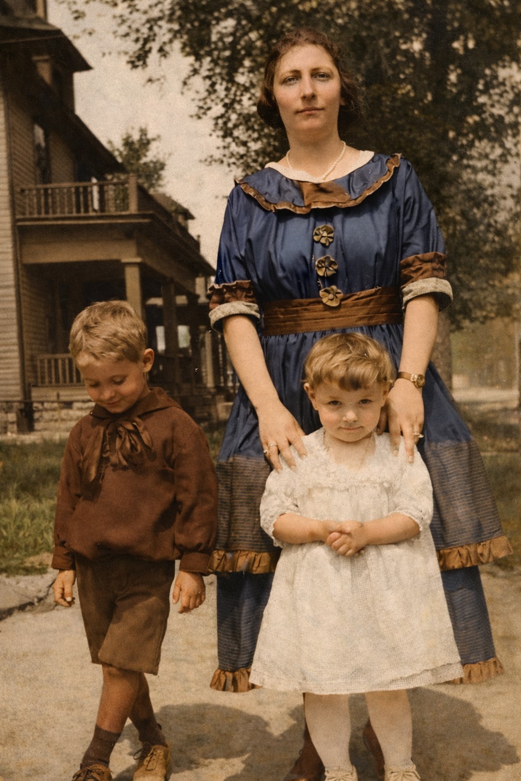 Fannie, with Bill and Sylvia