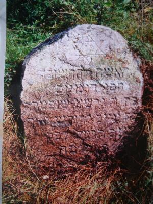 Grave of Hasya Dumes bat r. Gershon - no idea who that is yet! 