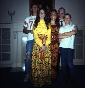 Harold Dumes, Sandi Dumes, Anita Dansker, Phil Fialco and Bruce Dumes (~1969)