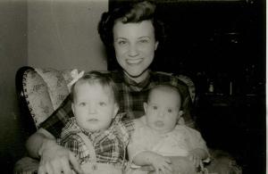 Dora with her babies (1949)