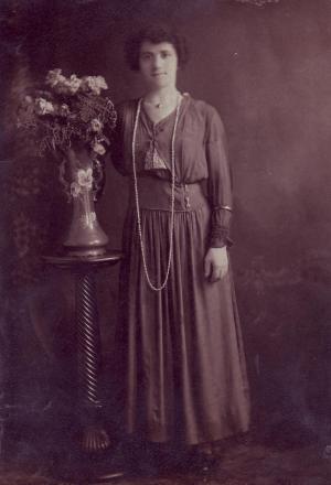 Jennie Dumes engagement picture, taken August 1920 (1920)