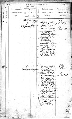 Appendix-11 Hasya Dumesh Birth Record 1901
 (1901)