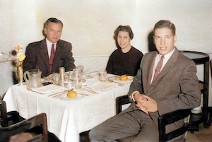 L to R: George Kaplan, Minnie Mackevich Kaplan and their son Charles
