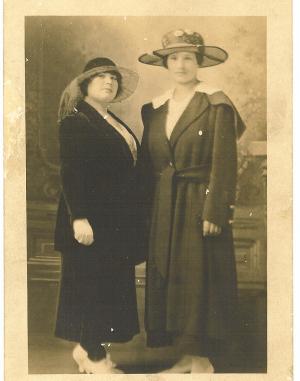 Fanny Pascoll and Becky Stein Dumes

 (~1910)