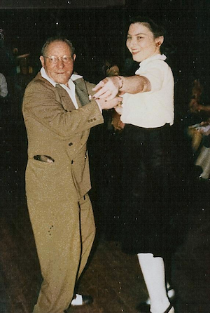 Lillian Dumes Zoll and Uncle Arthur Dumes<br>