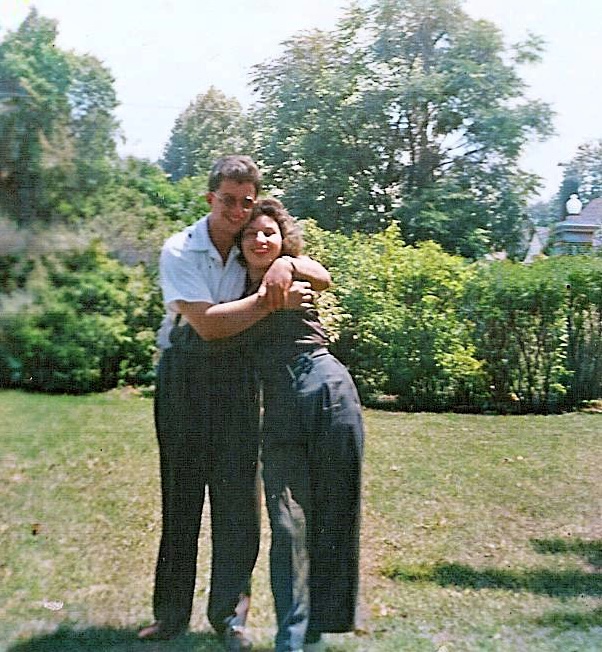 Lillian and Sam, home from honeymoon