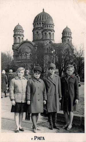 Julia in Riga, 2nd from left 