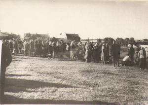 The market that took place on Sundays in Vishki.  This is Market Street. (1955)