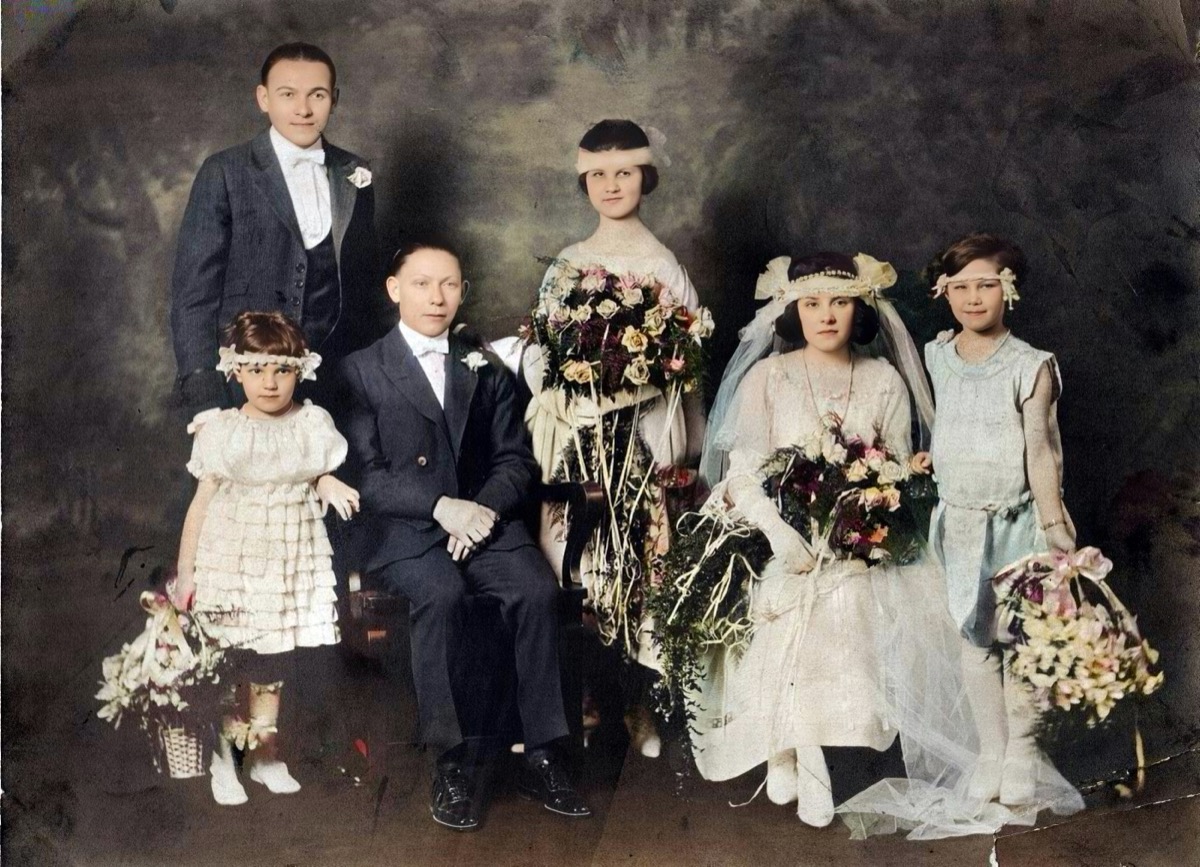 Freda and William Wedding Party