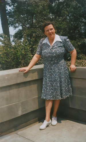 Freda Fialco Dumes at Morrison Hall at IU