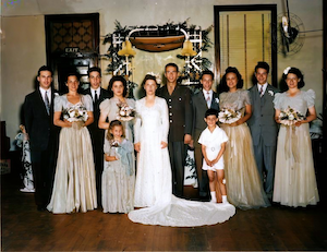 Mildred and Dave Dansker Wedding Group Shot