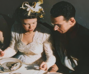 Mildred and Dave Dansker Wedding Head Tablefrom left:Freda Dumes, Mildred Dumes Dansker, Dave Dansker