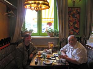 Leizer and Bruce in Riga (2009)