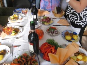 Table for Shabbat Dinner at Sergey's apartment (2009)