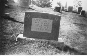 Harry Abels' grave