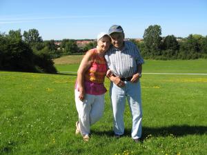 Georgij, grandson of Gescha Dumes Khitrin & his wife Valeria Platonovy (2007)