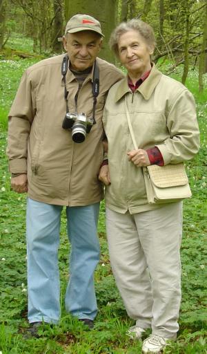 Georgij, grandson of Gescha Dumes Khitrin, and his wife Valeria Platonovy in Sweden (2005)