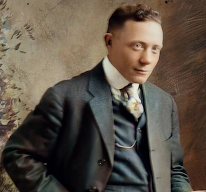 Arthur Dumes, looking pretty dapper.<br>