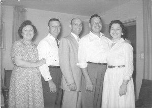 Jeanette Karp, Hy Dumes, Bill Dumes, Sol Dumes, Lillian Zoll
 1960 Mike Dumes Graduation Carmi, Il (1960)