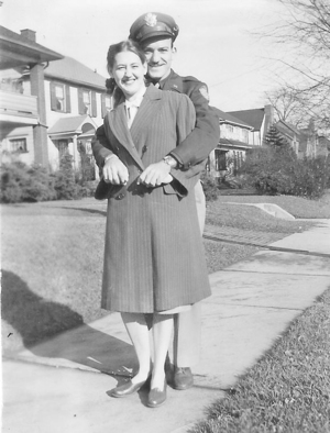 Elaine and Bill Dumes (1945)