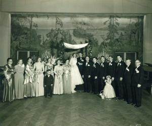 Stan and Phyllis Dumes wedding (1950)