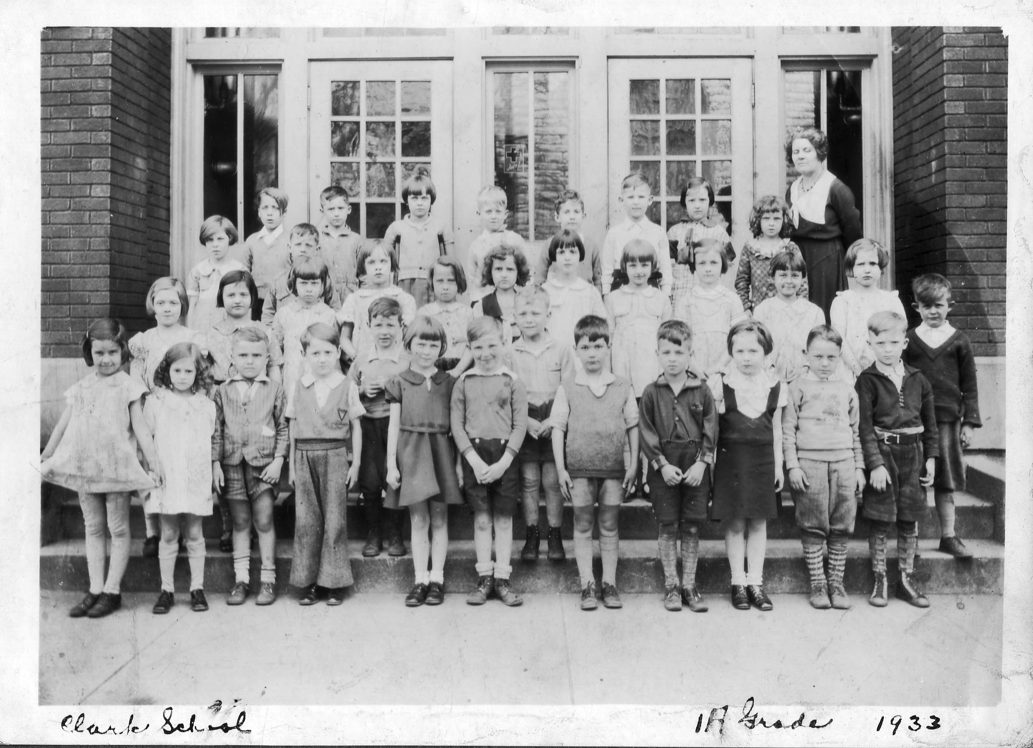 Stanley Dumes 1933 class photo