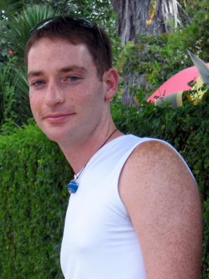 Eyal Aisicovich, husband of a great-granddaughter of Sora Dumesh [Khitrin],  Karin Anna Gutkin. (2006)