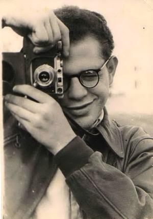 Aaron Khitrin (son of Sora Dumesh [Khitrin]) when he was a student at the Polytechnic institute in Gorky (1951)