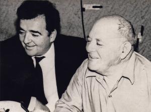 In Riga.  Leiser and Israel Dumesh (1980)