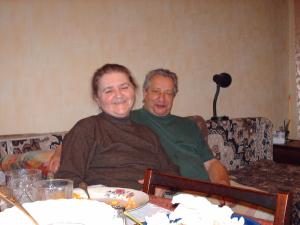 Leizer and Feiga Hodak in Riga (2005)