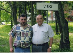 Genrikh on left and Leiser Dumesh  (2003)