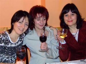  Anna Dumesh, Ella Khodak, and Vitalia Dumesh, , great-granddaughters of Genoch Dumesh, (2009)