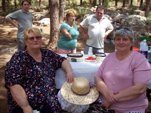 Israel,Haifa.  Eugenia Dumesh Valder, Dmitry Bort, son of Vladimir, Olga Dumesh, Vladimir Bort (2010)
