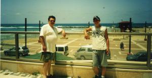 Michael Mikheev (son of Olga Dumes) and Vladimir Bort. Michael lives in Israel. (2005)