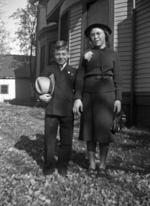 Stan and Mildred Dumes house at 1st street
 (~1936)