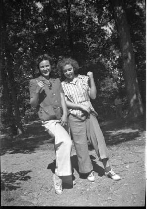 Dora Laskey and Ruthie Zimbler
 (~1940)