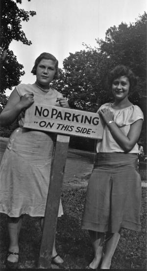 Florence Shapiro Arenstien and friend
 (~1932)